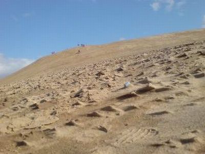 砂丘だ！